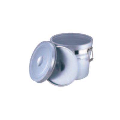 アルマイト 段付二重食缶 (大量用) 250-S (36l) 250-S アルマイト 段付二重食缶(大量用) EBM(江部松商事) 容量36L 250